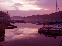 Sunapee, Harbor - At Sunrise